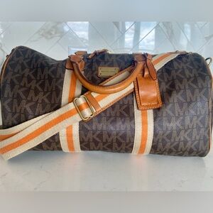 Michael Kors Large Jet Set Weekender Travel Duffle Bag